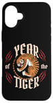 iPhone 16 Plus Year of the Tiger Fierce Traditional Vintage Chinese Zodiac Case