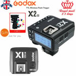 UK Godox X2T-S TTL HSS Bluetooth Flash Trigger With X1R-S Receiver For Sony