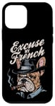 Coque pour iPhone 12 mini Bulldog français Excuse My Frenchie Vintage Bulldog Lover