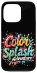 Coque pour iPhone 13 Pro Aventure Color Splash Aventure colorée