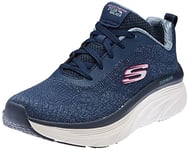 Skechers Women's D'lux Walker-daily Beauty Sandals, Navy, 3 UK