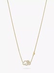 Emporio Armani Cloud Mother of Pearl Pendant Necklace/Gold