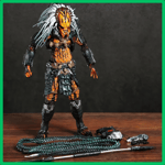 ✅ Figurine NECA Predator Prey Chef de Clan 24cm Série Science fiction Collection