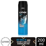 Lynx XL Ice Chill 48H Fresh Iced Mint & Lemon Scent Body Spray Deodorant, 200ml