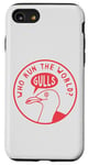 Coque pour iPhone SE (2020) / 7 / 8 Jeu de mots amusant en forme de mouette : « Who Run The World? Gulls! »