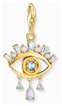 Thomas Sabo 1926-971-7 Evil Eye Charm | Gold Plated Sterling Jewellery