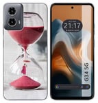 Coque Silicone pour Motorola Moto G34 5G Design Montre Dessins