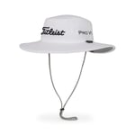 TITLEIST Mens Tour Aussie Golf Bucket Hat, White/Black