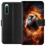 Plånboksfodral till Sony Xperia 10 IV med Fotboll motiv