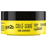 Schwarzkopf - Got2b - Cire Coiffante Fixante Cheveux - Fixation Ultime - Collé Serré - Sans Effet Carton - Utilisation sur Cheveux Secs - Pot de 75 ml