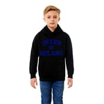 FC Internazionale Milano S.p.A. Sweat à Capuche avec Capuche pour Enfants et Adolescents, Noir, 12 Ans