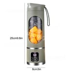 450ML Portable Mini Blender USB Rechargeable Juicer Cup Bottle Smoothie Maker