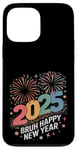 iPhone 13 Pro Max Retro Bruh Happy New Year 2025 Happy New Years Eve Party Case