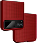 Grid Textured Hard Case Slim Phone Cover for Motorola RAZR 2023 (aka Razr 40)