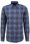 Fynch Hatton flanell Skjorta - blue stripe