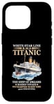 Coque pour iPhone 16 Pro Titanic Expert – White Starline RMS Titanic Garçons Filles