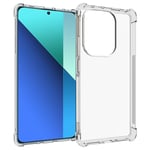 Xiaomi Redmi Note 13 Pro 4G - Shockproof gummi cover - Transparent