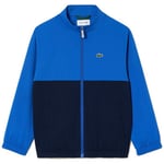 Veste enfant Lacoste  VESTE DE SURVÊTEMENT ZIPPÉE  COLOR-BLOCK BLEUE