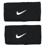 Nike Swoosh Dblw Wristband Treenitarvikkeet BLACK/WHITE