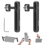 Neewer 2 Pack Rotatable Side Handle/Top Handle Only for iPhone 16 15 Pro Max Samsung S24 S23 Phone Cages, 1/4" Screw & Anti Twist Pin for Phone Stabilizer Video Rig Video Recording Filming, PA027