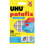 Uhu Pastilles adhésives Patafix transparentes - étui de 56