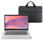 PC Portable Chromebook Lenovo IdeaPad 3 14M868 | 14'' FHD 250N - MT8186 - 8 Go - 128 Go - Chrome OS + Sacoche pour PC Noir