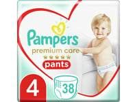 Pampers Premium-Byxor, Värdeförpackning, Storlek 4, 38 St.