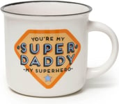 Legami You're My Super Daddy Superhero Coffee Cup Bone China Porcelain 350ML Box