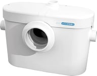 SFA - Sanibroyeur Saniaccess 2 (46 dB) Silencieux - Broyeur WC Adaptable - 2 entrées pour Salle d'Eau avec Lave-main - Maintenance Facilitée - 39,6 x 26,8 x 26,8 cm - 400W - Made in France