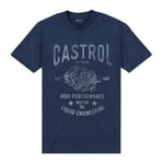 Castrol Unisex Adult Motor Oil T-Shirt - M