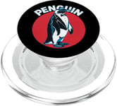 Smoking élégant en forme de pingouin rétro pour amoureux des animaux PopSockets PopGrip pour MagSafe