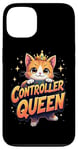 iPhone 13 Controller Queen Cute Gamer Cat Design- Gaming Cat Lovers Case