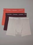 Calvin Klein Boxer Trunks, Pack of 3, Fudge