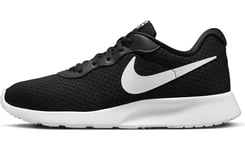 NIKE Femme WMNS Tanjun FLYEASE Sneaker, Black/White-Volt-Black, 40.5 EU