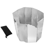 16Pcs Panel Foldable Stove Windshield Outdoor Cooking Gas Stove Wind Screen1591