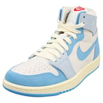 Nike Air Jordan 1 Zoom Comfort 2 Womens Fashion Trainers in Grey Blue - 7 UK