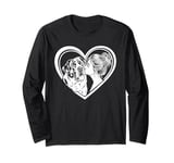 Saint Bernard Mom Dog Art Valentine's Day Heart Long Sleeve T-Shirt