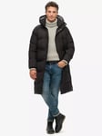 Superdry Longline Hooded Puffer Coat