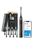 Bitvae Elektrisk tannbørste Sonic toothbrush with app tips set and travel etui S2 (black)