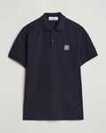 Stone Island Cotton Pique Polo Navy Blue