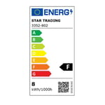 Star Trading LED-Lampa E27 Glob 95mm Amber7,5W 700lmDimbarStar