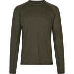 Seeland Peak T-paita Miehet Pine green melange, XXL