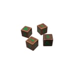 Ultra Pro Heavy Metal Feywild Copper and Green D6 Dice Set for Dungeons & Dragons