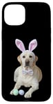 iPhone 15 Plus Yellow Lab Labrador Easter Dog Bunny Ears Egg Hunt Puppy Pup Case