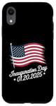 Coque pour iPhone XR 20 janvier 2025 Jour d'inauguration du drapeau américain du président Trump