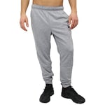 Nike M NK Dry Taper Fleece Pantalon Homme, Gris (Dk grey heather/black), FR : L (Taille Fabricant : L)