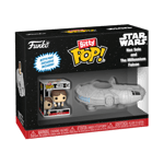 Figurine Star Wars - Ride Han Solo Millenium Falcon Bitty Pop 6cm