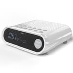 i-box DAB/DAB+ FM Radio Alarm Clock | Dual Alarm | USB Charging | Large Dimma...