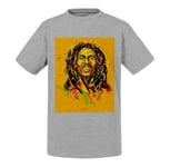 T-Shirt Enfant Bob Marley Hall Of Fame Art Star Reggae