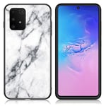 Samsung Fantasy Marble Galaxy S10 Lite kuoret - Valkoinen